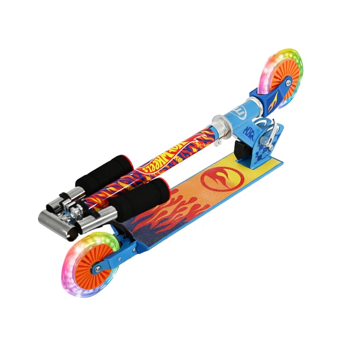 Hot Wheels Folding Inline Scooter with Light-Up Wheels