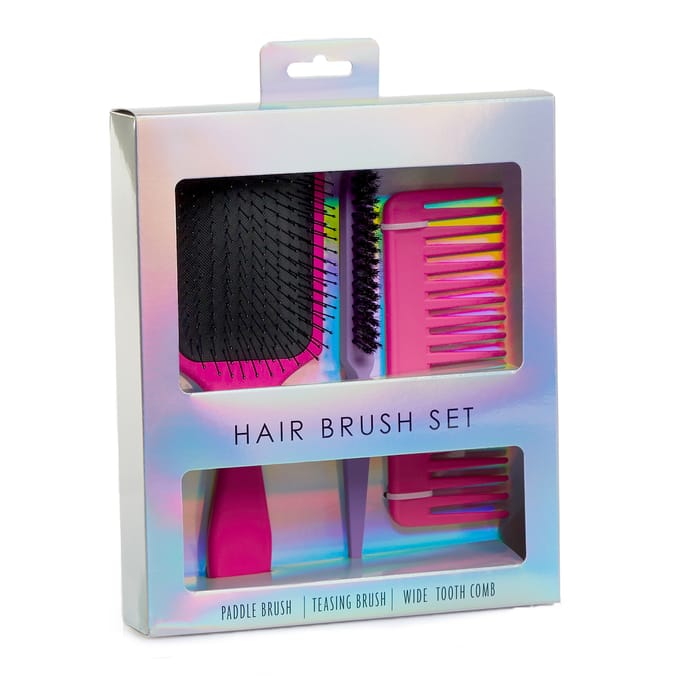 Hair Brush Set 3 Pack