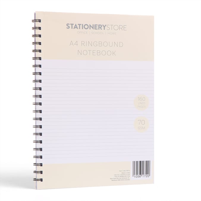Stationery Store A4 Ringbound Notebook