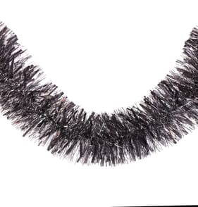 Festive Feeling Luxury Tinsel 2m - Dark Silver