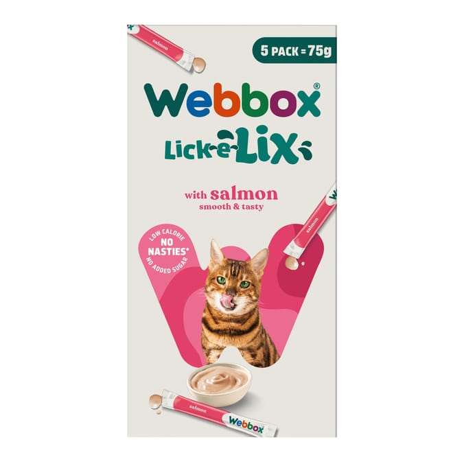 Webbox Lick-e-Lix with 5 x 15g - Salmon