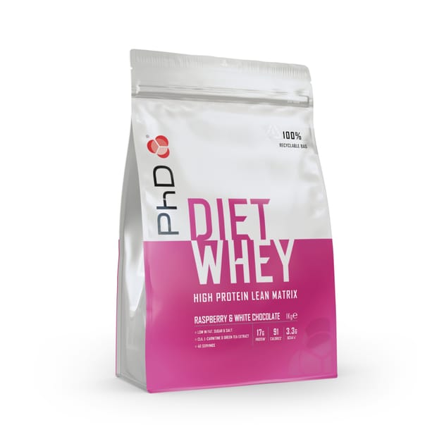 PhD Diet Whey Protein Raspberry & White Chocolate Home Bargains