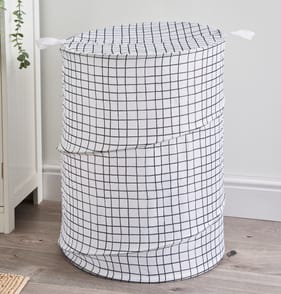 Home Pop-Up Laundry Basket - Checkered