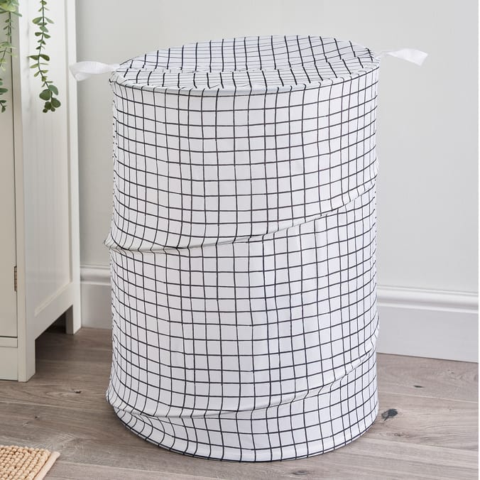  Home Pop-Up Laundry Basket - Checkered 
