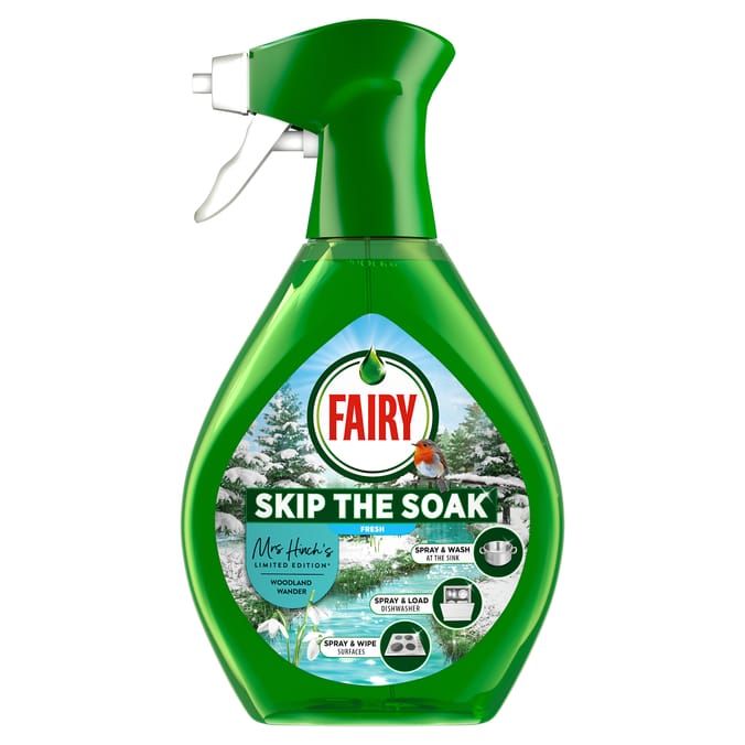 Fairy Skip the Soak Dish Power Spray Mrs Hinch's Woodland 650ml
