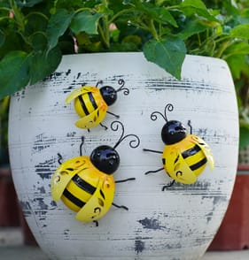 Jardin Set of 3 Decorative Metal Bees