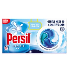  Persil 4in1 Fast-Dissolving Laundry Capsules 12 Washes - Non-Bio