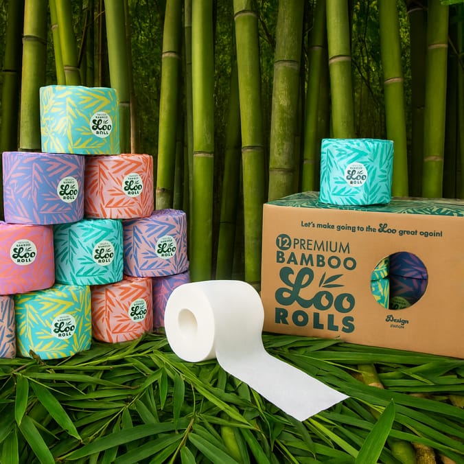 Premium Bamboo Loo Rolls 12 Pack