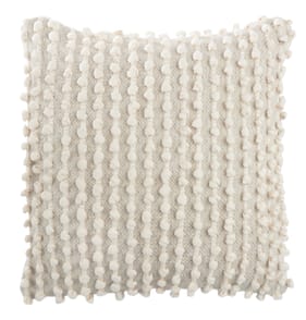 Home Collections Cream Bobble Cushion 45x45cm