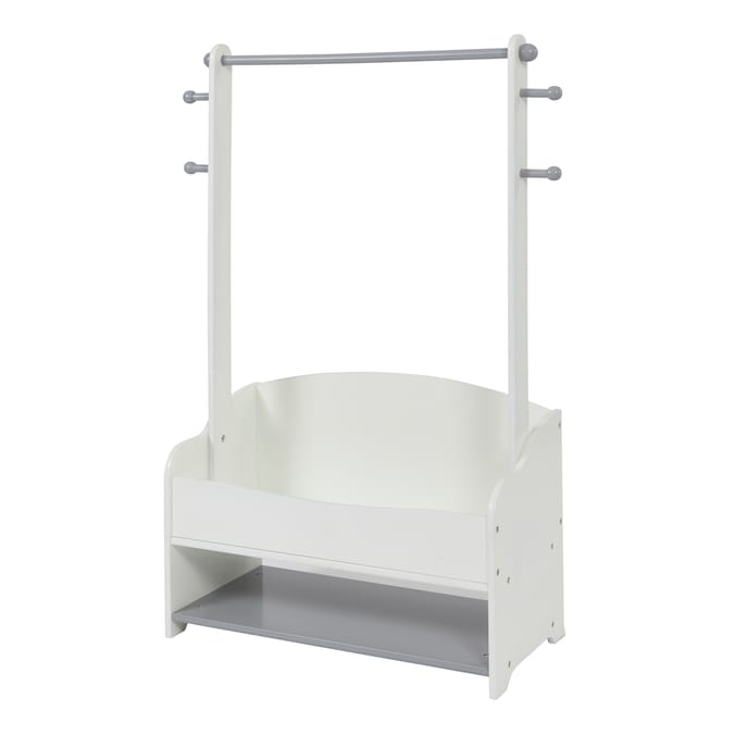 Liberty House Toys Kids Hanging Rail with Extra Storage