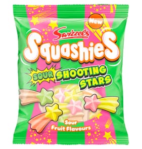 Swizzels Squashies Sour Shooting Stars 100g