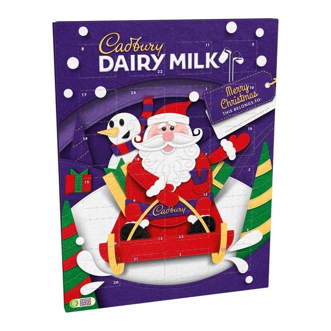 Cadbury Dairy Milk Advent Calendar 90g x2