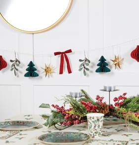 Festive Feeling Bunting - Red