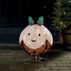 Prestige LED Collapsible Light Up - Christmas Pudding