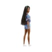 Barbie Fashionista Doll - Blue Top/Skirt with Hearts