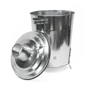 Jardin Compact Galvanised Metal Incinerator 18l