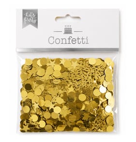 Let's Party Confetti - Gold