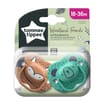 Tommee Tippee Woodland Friends Orthodontic Silicone Soothers 18-36m