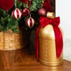Festive Feeling Large Christmas Gold Bell With Bow