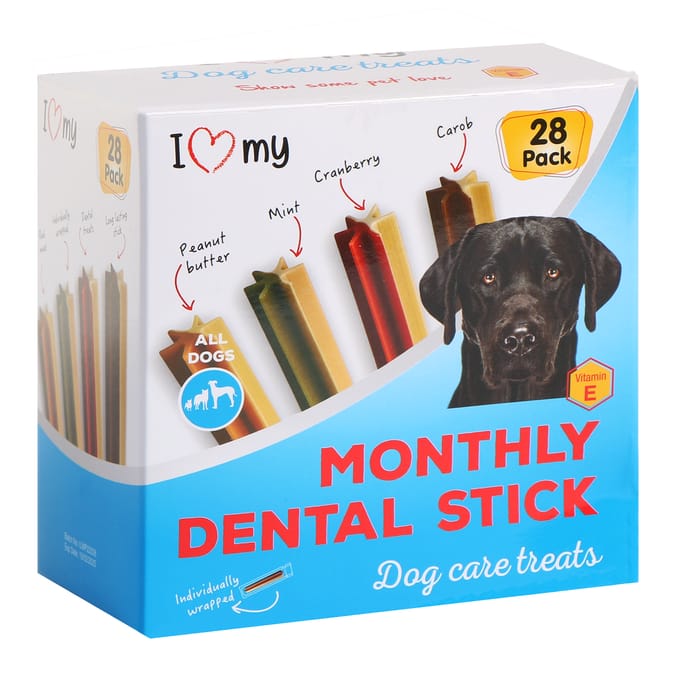 I Love My Pets Monthly Dental Stick 