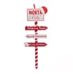  Winter Charm Christmas Stake Sign - North Pole