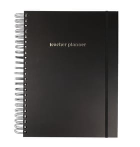 Back To School Teacher Planner - Black