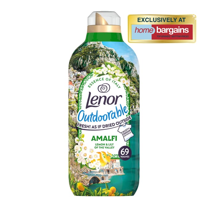 Lenor Outdoorable Fabric Softener 69 Washes - Amalfi
