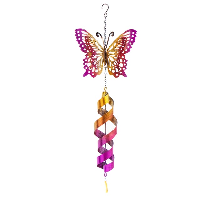 Jardin Hanging Metal Butterfly Spiral