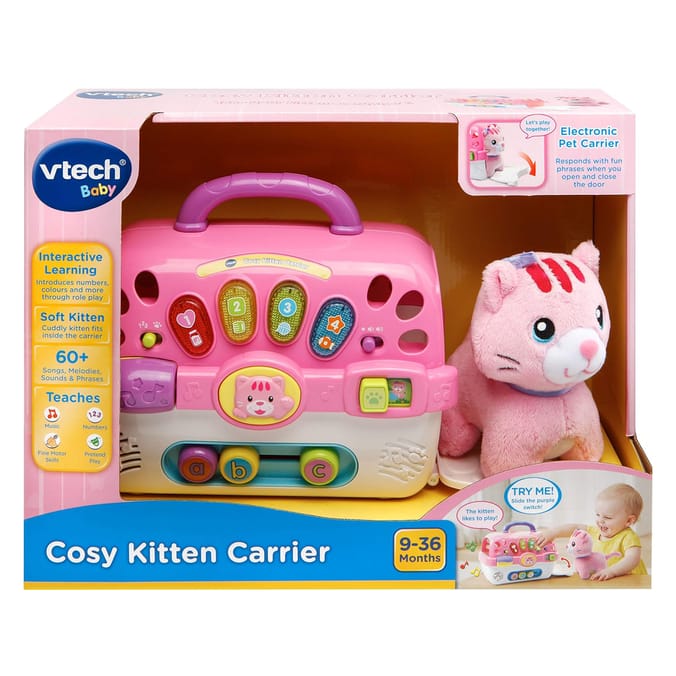 Vtech Baby Cosy Kitten Carrier Home Bargains