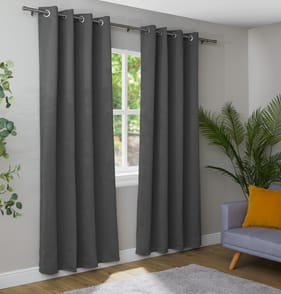 Home Collections Blackout Curtain - Charcoal