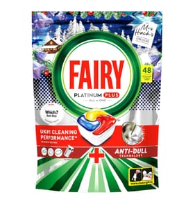 Fairy Platinum Plus All In One Dishwasher Tablets 48s - Lemon