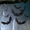 Haunted House Hanging Bats 12 Pack