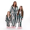 Originals Kids Pink & Green Striped Dressing Gown