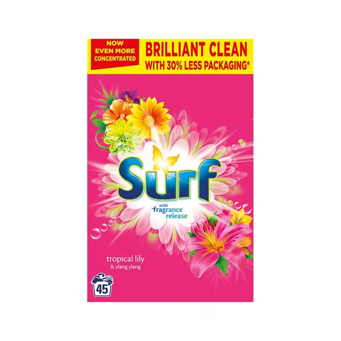 Surf Tropical Lily & Ylang-Ylang Laundry Powder 2.25kg 45 Washes