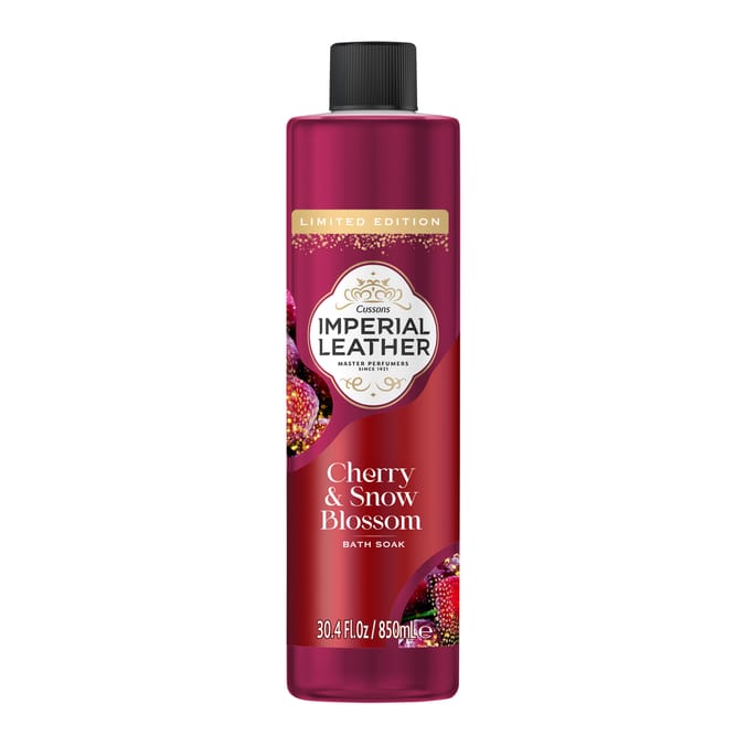 Imperial Leather Limited Edition Bath Soak 850ml - Cherry & Snow Blossom