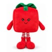  Sleigh Bells Standing Plush Present - Red