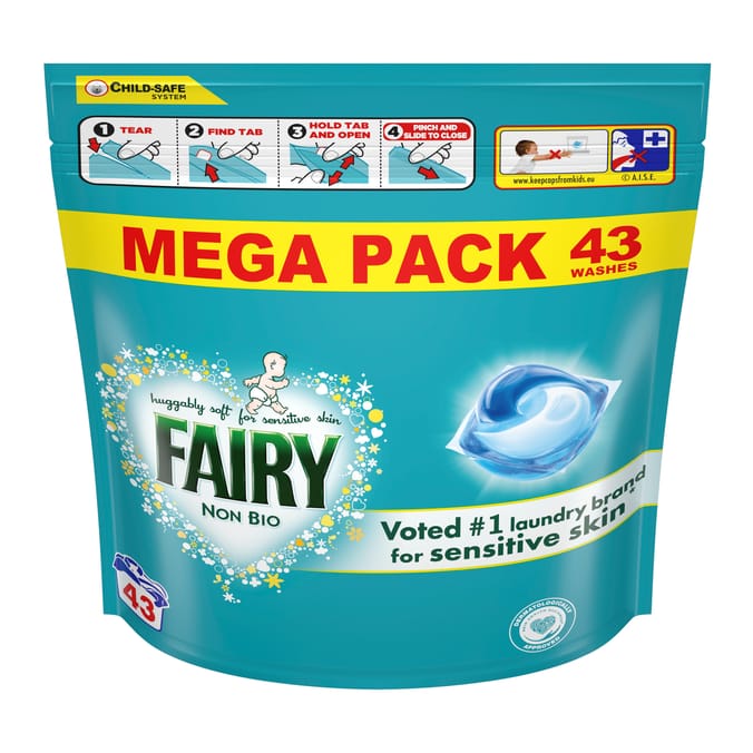 Fairy Non Bio Pods 43 Washes