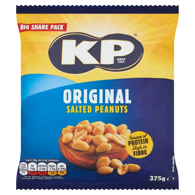 KP Original Salted Peanuts 375g