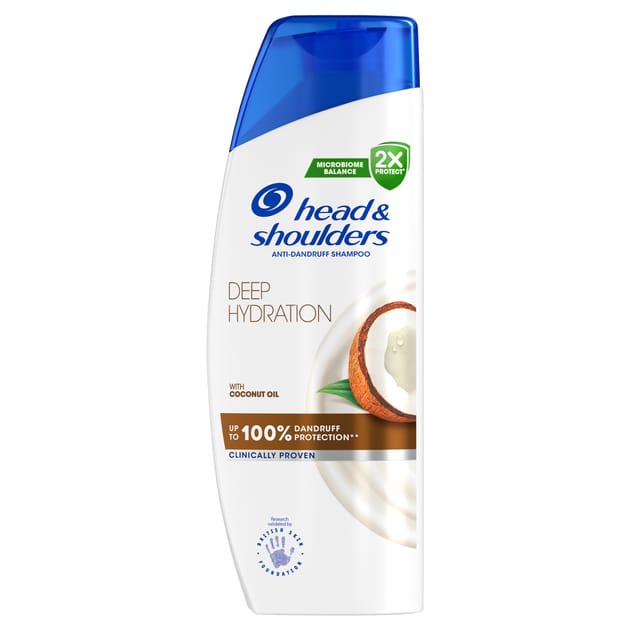 Head & Shoulders Deep Hydration Anti Dandruff Shampoo with Coconut Oil ...