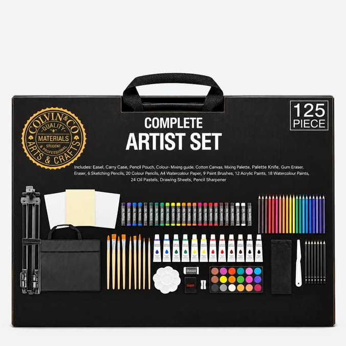 Colvin & Co Complete Artist Set with Easel