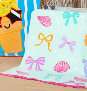 Originals Bow & Sea Shell Beach Towel