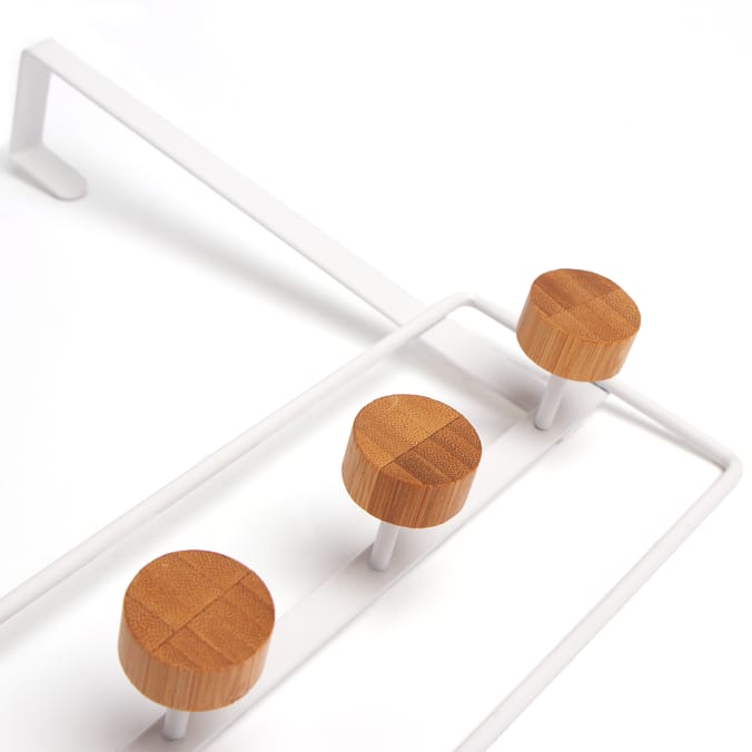 Bathroom Over Door Hook With Bamboo Knob