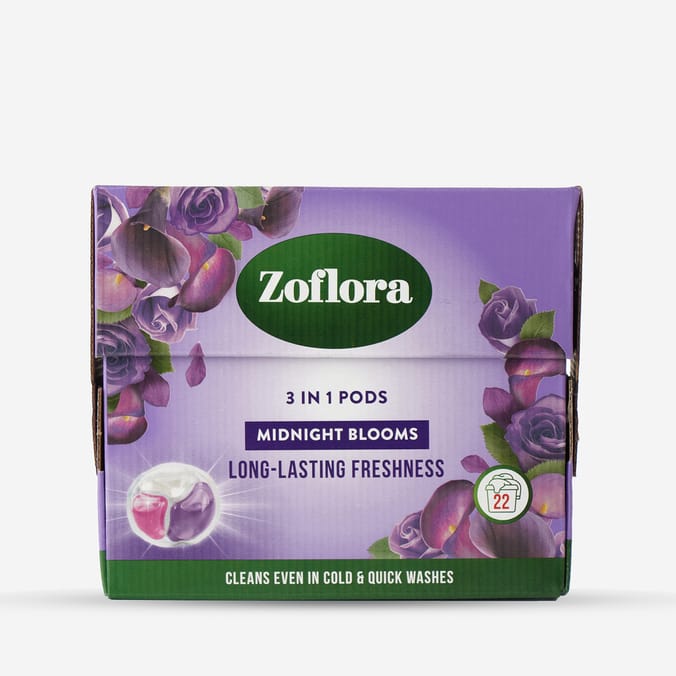Zoflora 3 In 1 Pods Laundry Capsules 22s - Midnight Blooms