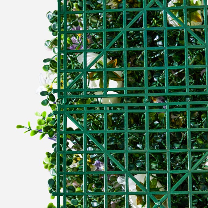 Jardin Artificial White Flower Panel