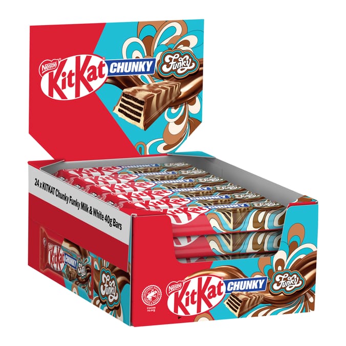 KitKat Chunky Funky Chocolate Bar 40g x24