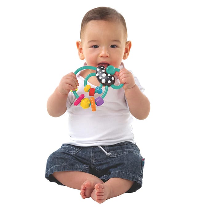 Playgro Swirly Teething Rattle