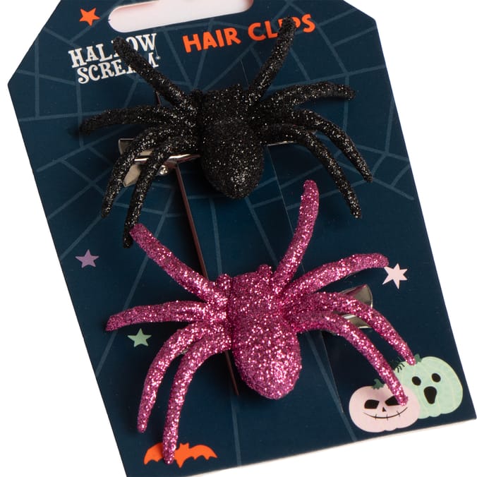 Hallow Scream Hair Clips