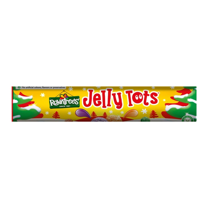 Rowntree’s Jelly Tots Sweets Giant Tube 115g