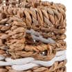Hinch Home Straw Woven Caddy With Lid