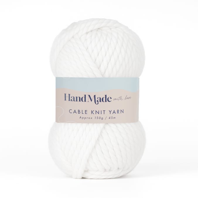 Hand Made With Love Cable Knit Yarn